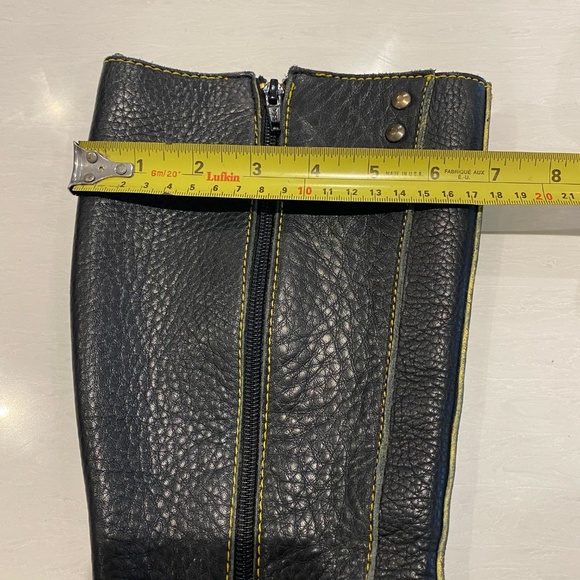 Fluevog vintage Andante black leather boots size US 10 - Picture 16 of 16